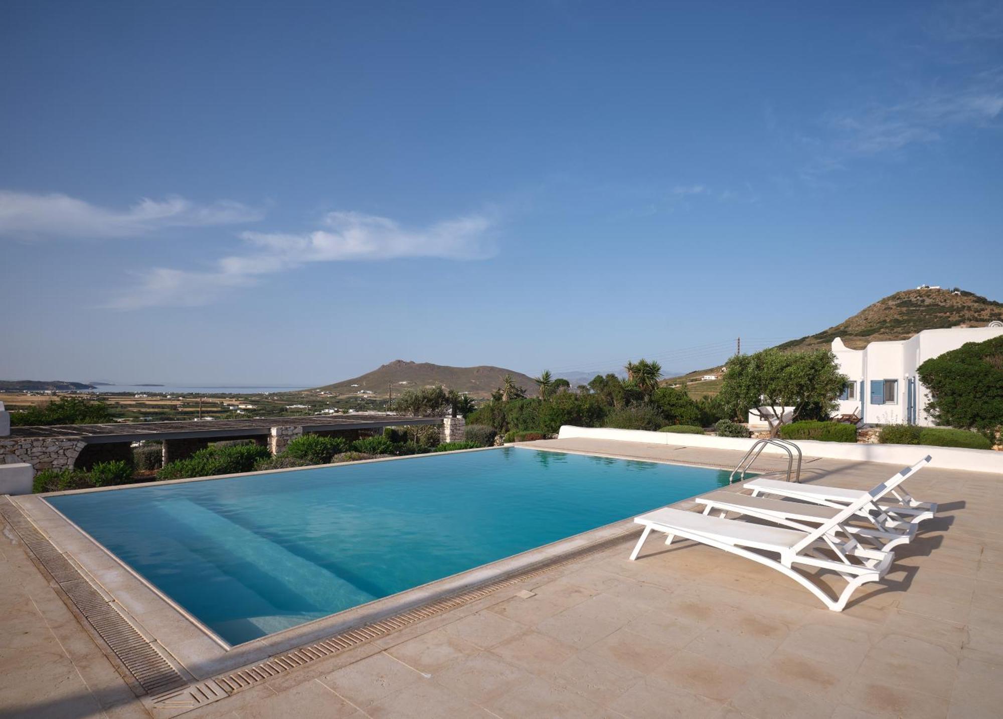 Amelie Villa With Pool And Amazing Sea Views, Paros Márpissa Zewnętrze zdjęcie